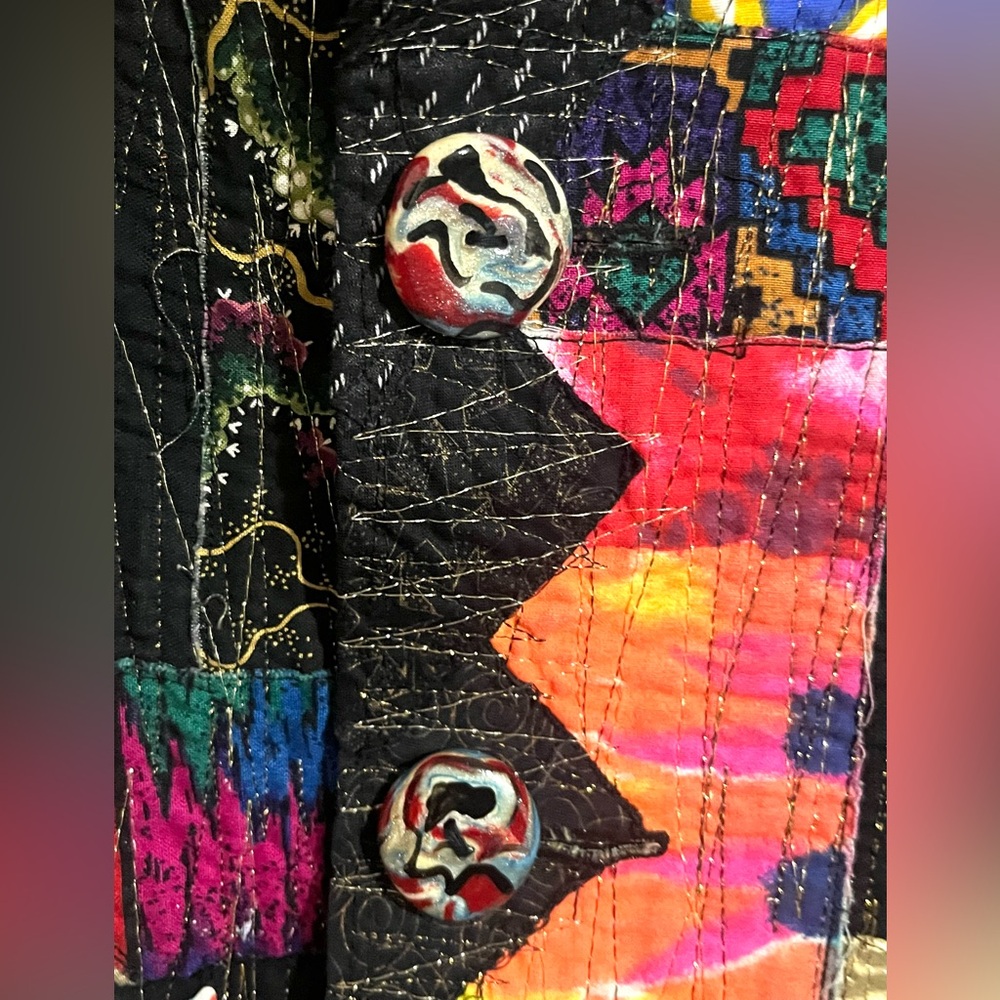 Colorful Interchangeable Patchwork Women's Top - image 3